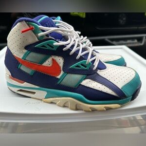 Nike Air Trainer SC High Miami Dolphins Men’s Size 11 Mountain Blue Team Orange